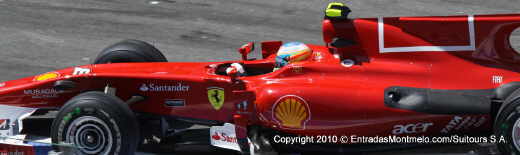 Fernando Alonso en el Circuit de Catalunya