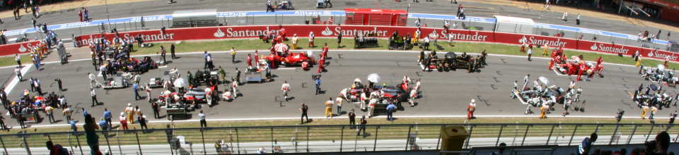 Parrilla salida F1 Circuit de Catalunya